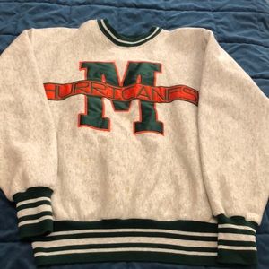 RETRO VINTAGE MIAMI HURRICANE SWEATER
